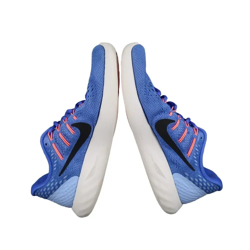 Nike Shoes Womens 8 Athletic Trainers Lunarglide 8 Running Sneaker Sport Blue